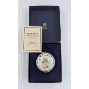 Halcyon Days Enamels The New York Times Trinket Box with Original Box